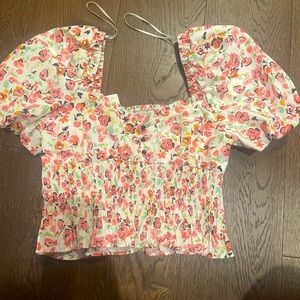 Zara flower top